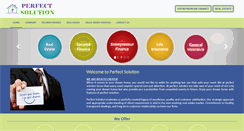 Desktop Screenshot of perfectsolution.in