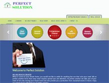 Tablet Screenshot of perfectsolution.in